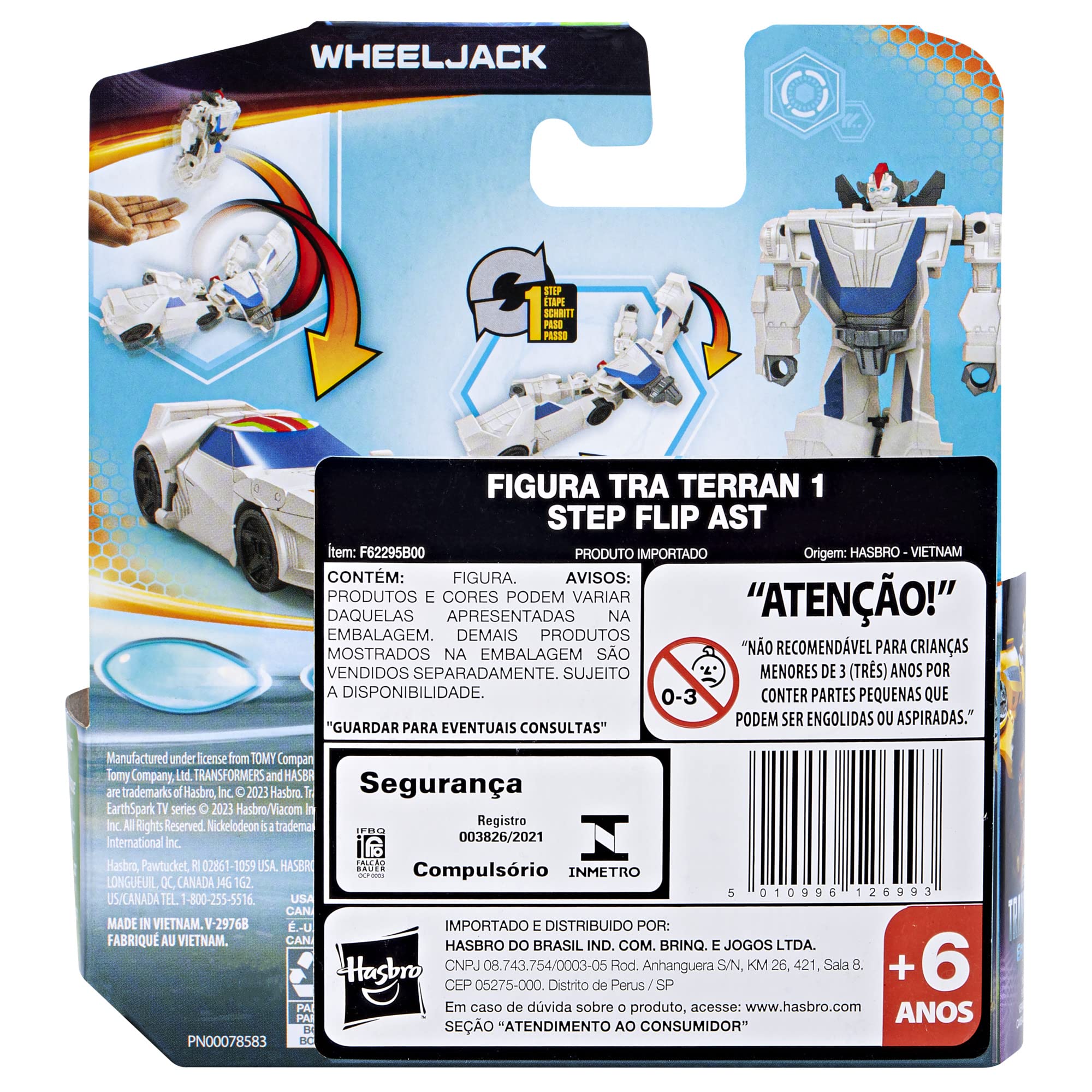 Transformers EarthSpark Wheeljack action figure 10 cm lancio