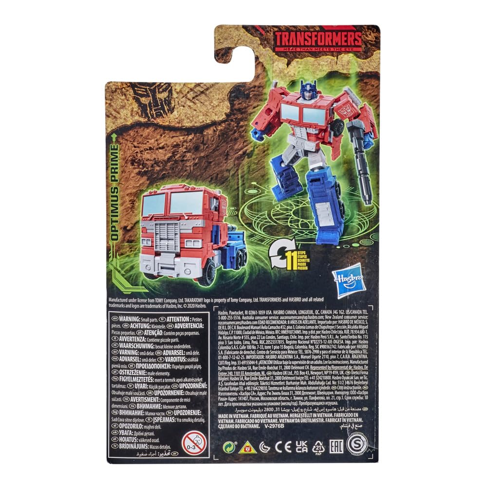 Transformers Kingdom WFC-K1 Optimus Prime action figure 8,5 cm camion