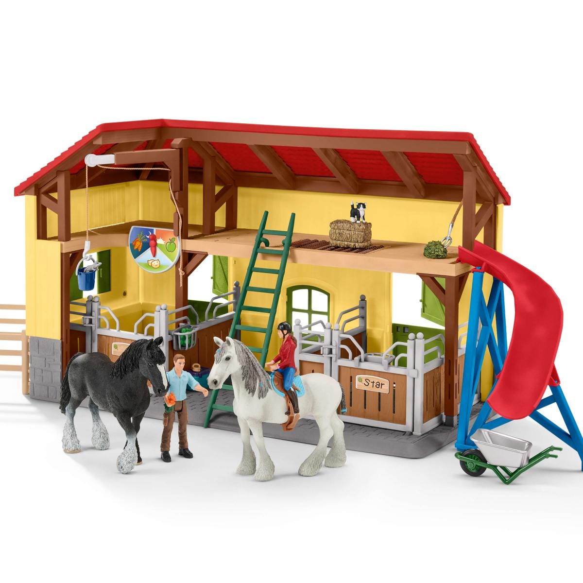 Schleich Horse Club Scuderia 42485 playset fattoria 7 animali