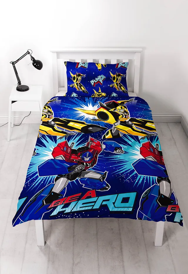 Transformers Hero set copripiumino singolo 135x200 microfibra