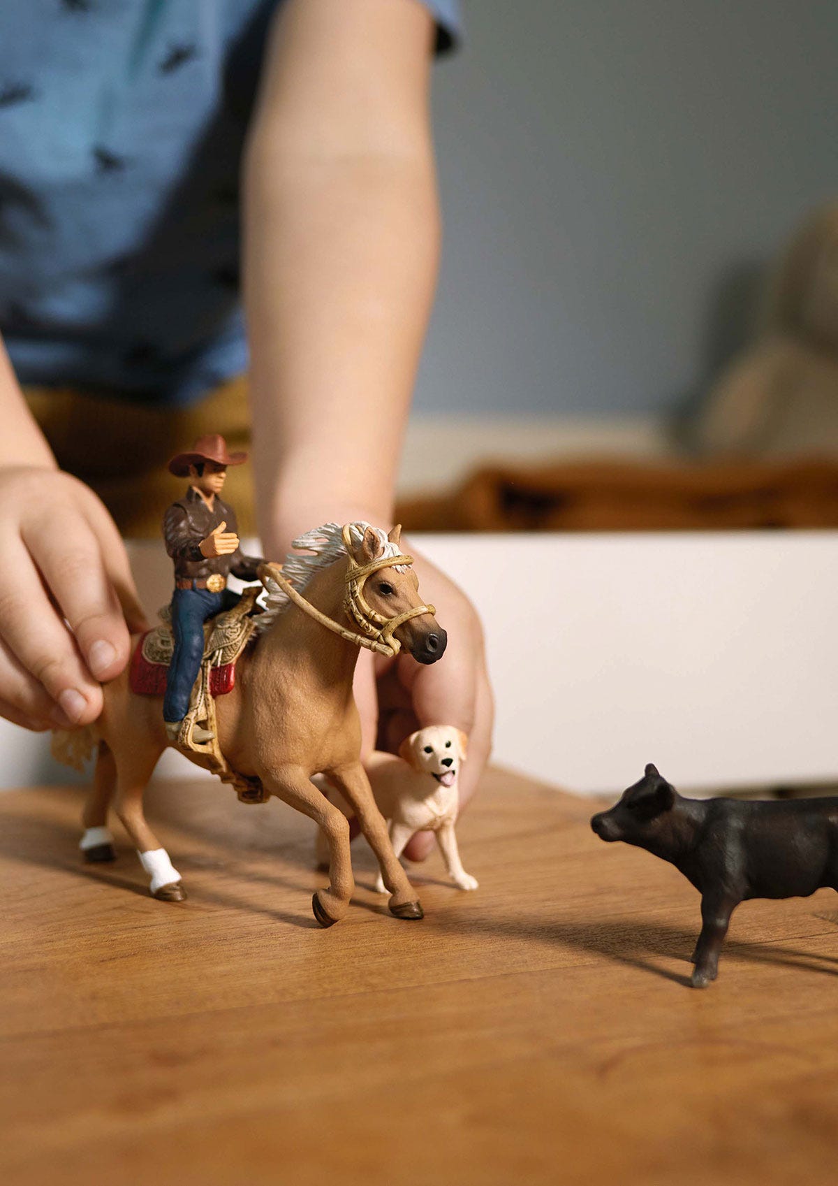 Schleich Horse Club 42578 Monta Americana action figure western