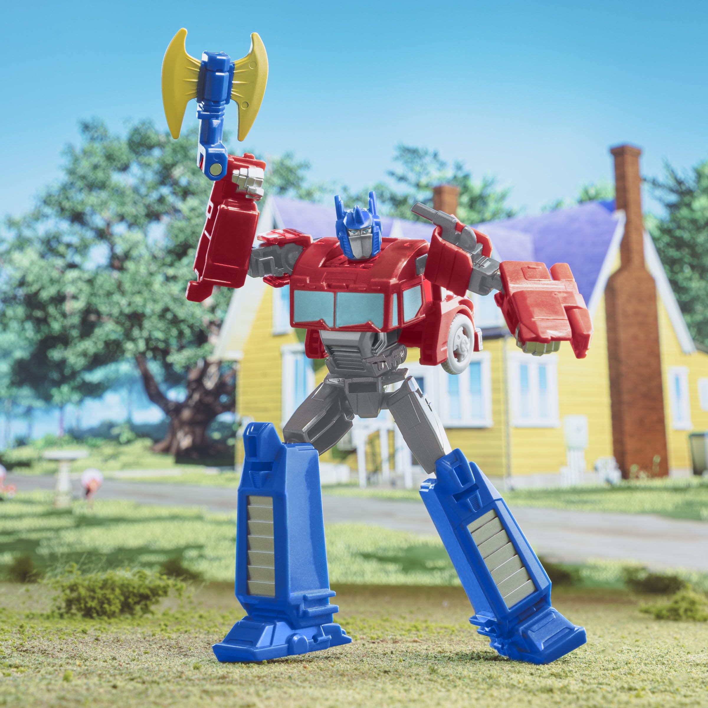 Transformers EarthSpark Optimus Prime action figure 12,5 cm