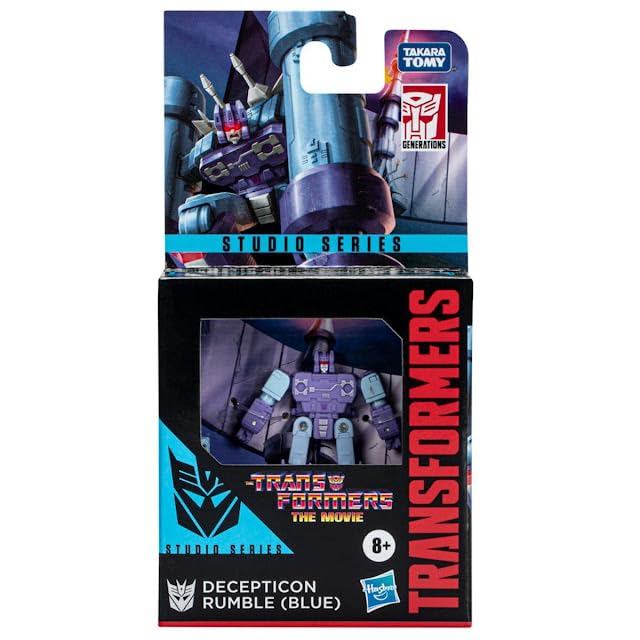 Transformers Studio Series Core Rumble Blu action figure 8,5 cm