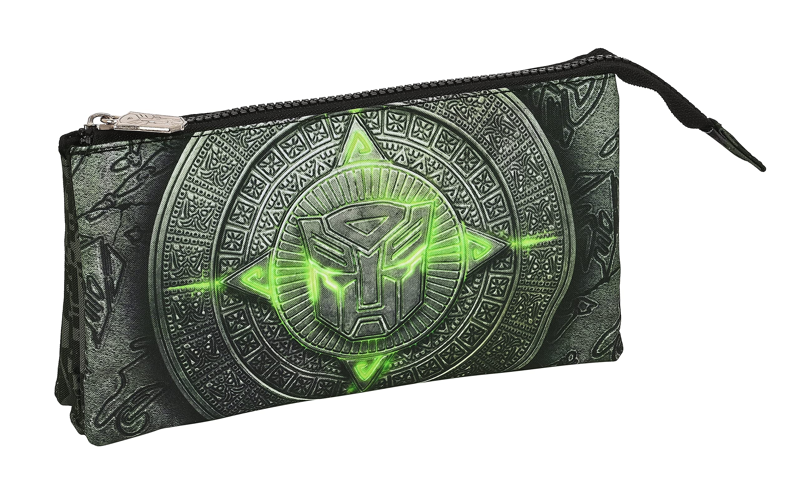 Transformers astuccio triplo nero 22 cm scuola