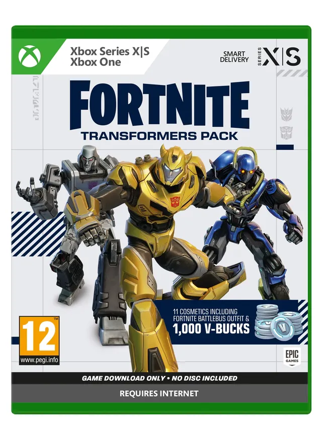 Fortnite Transformers Pack Xbox Series codice download 1000 V-Bucks