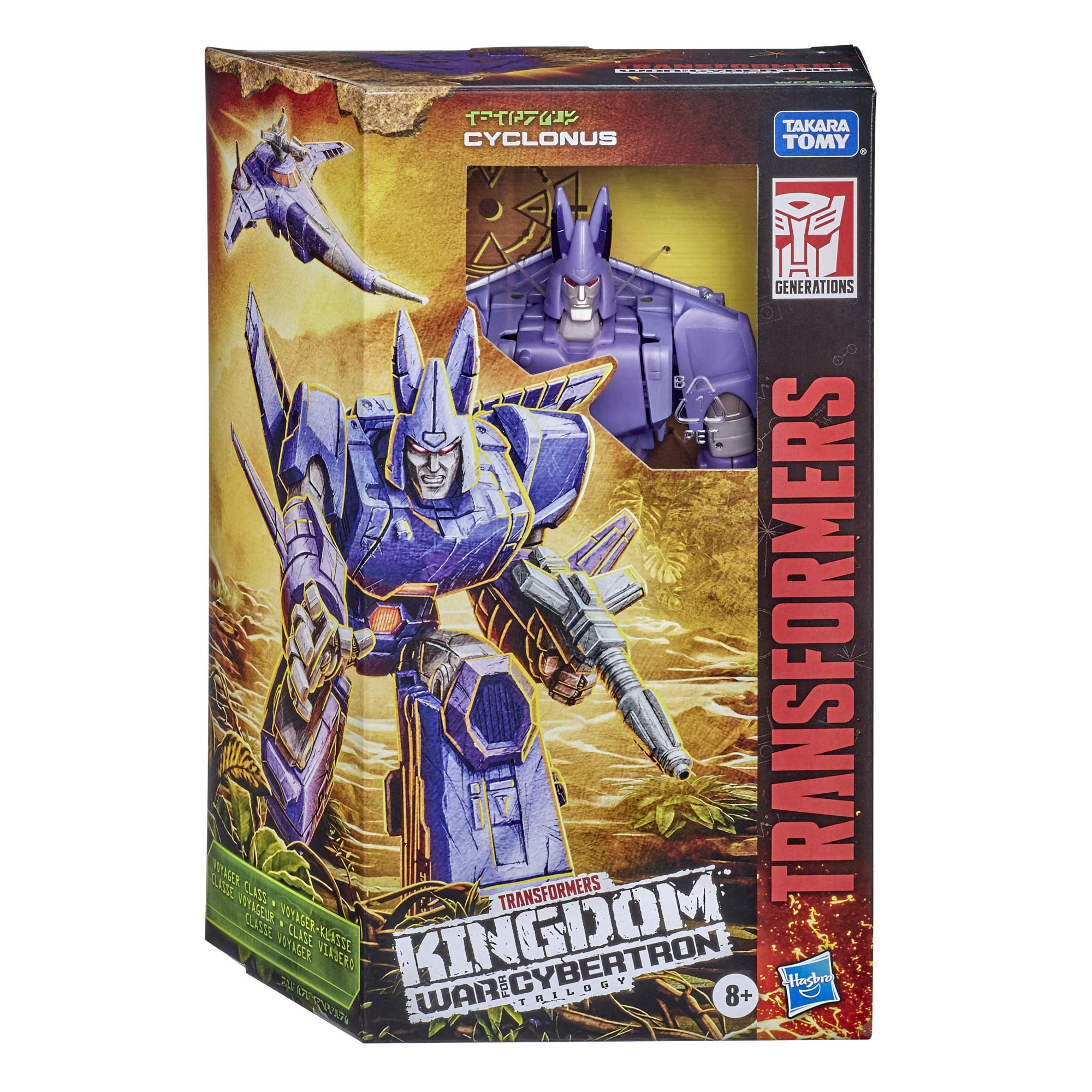 Transformers Kingdom Cyclonus WFC-K9 Voyager Action Figure 17cm