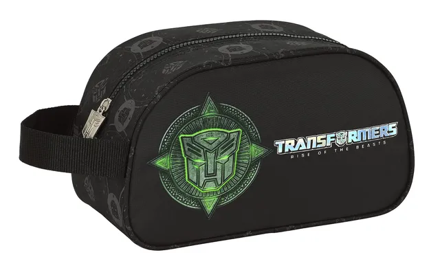 Transformers necesser nero con manico adattatore carrello