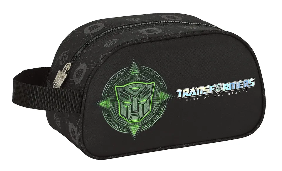 Transformers necesser nero con manico adattatore carrello