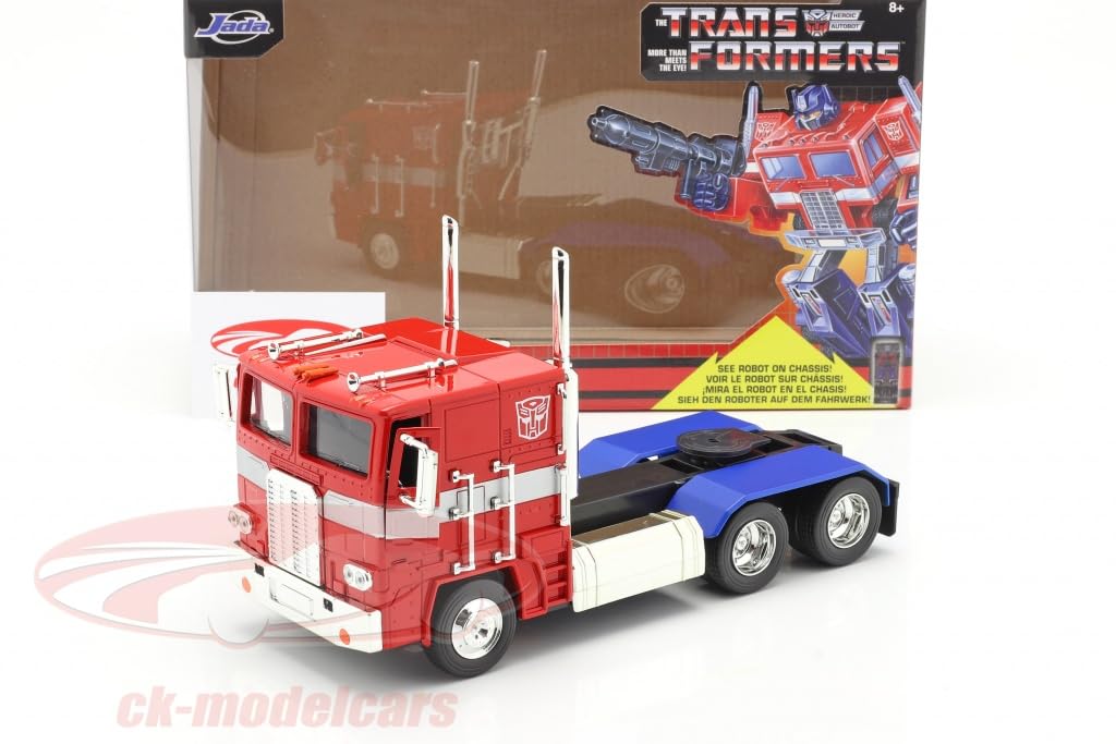 Transformers Jada Optimus Prime camion die-cast 1:24 metallo