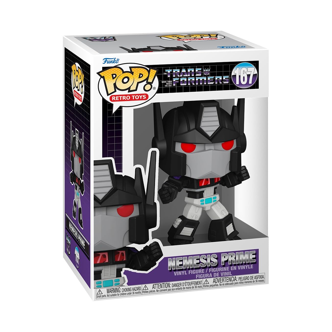 Funko POP Transformers Nemesis Prime vinile 9,5 cm da collezione