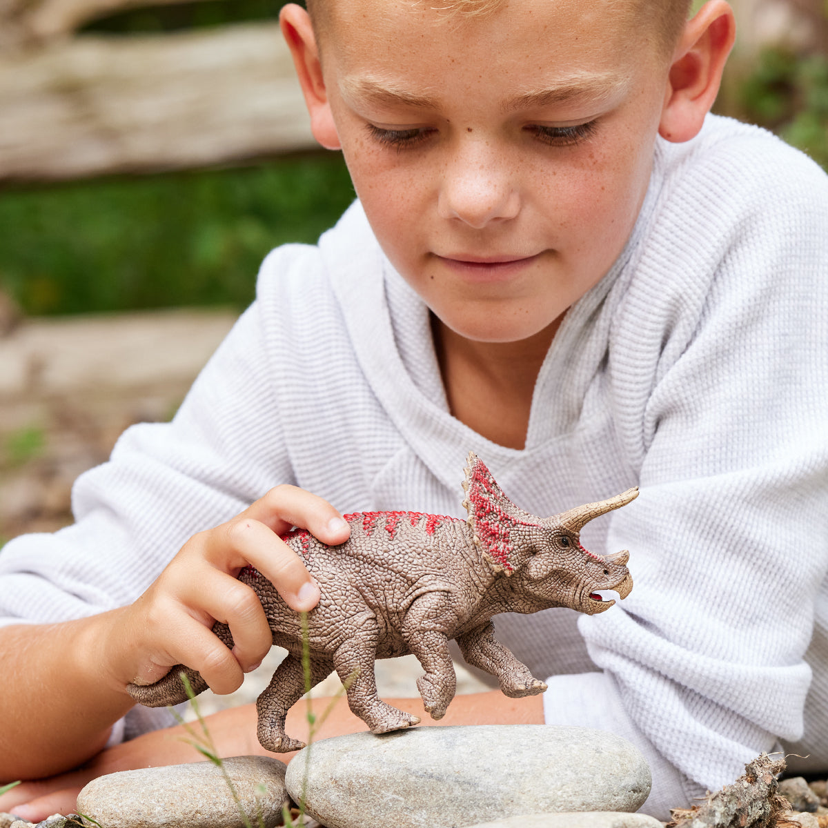 Schleich Dinosaurs Triceratopo statuetta dinosauro erbivoro