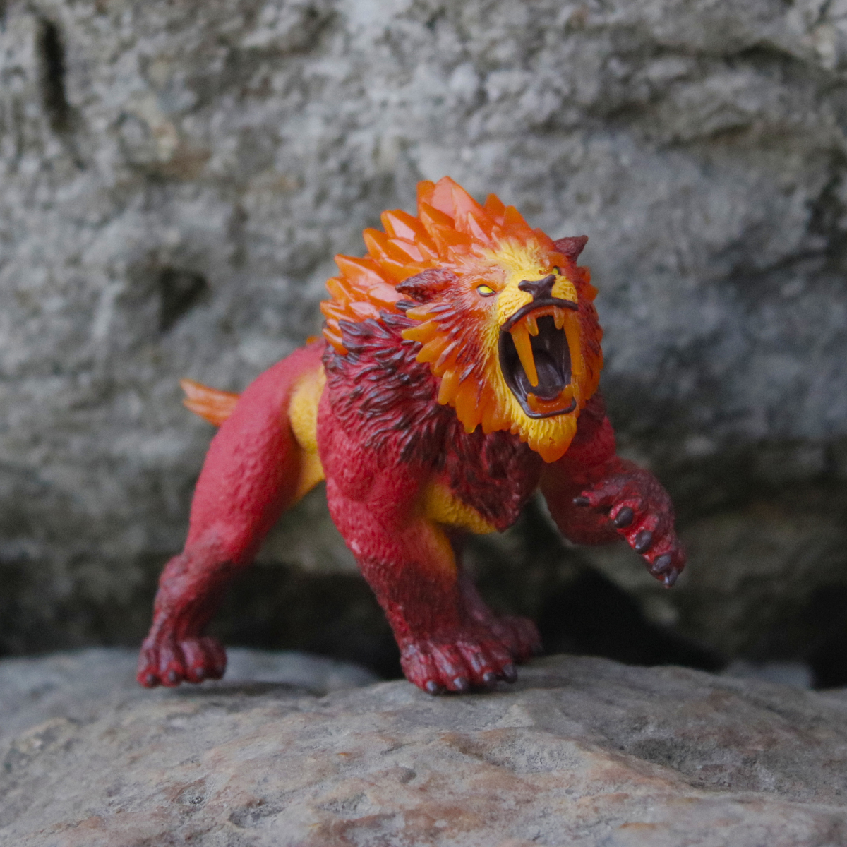 Schleich Eldrador Tigre Lava 70899 action figure denti sciabola