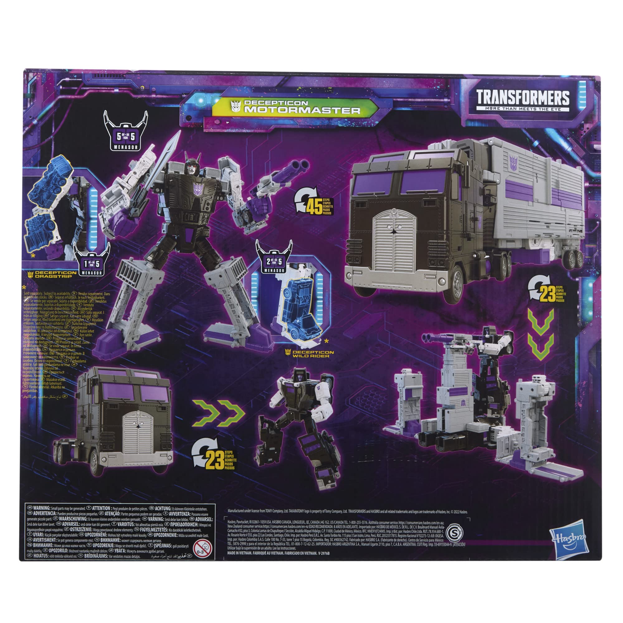 Transformers Legacy Motormaster action figure camion 33 cm combinabile
