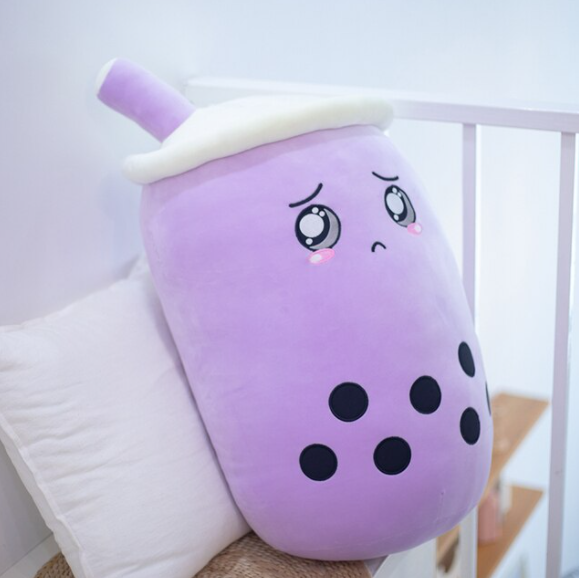 ToyalFriends Boba Bubble Tea peluche 35cm marrone occhi