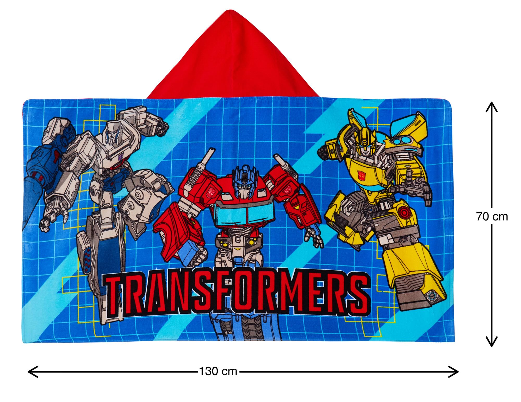Transformers poncho mare bambino cotone Bumblebee