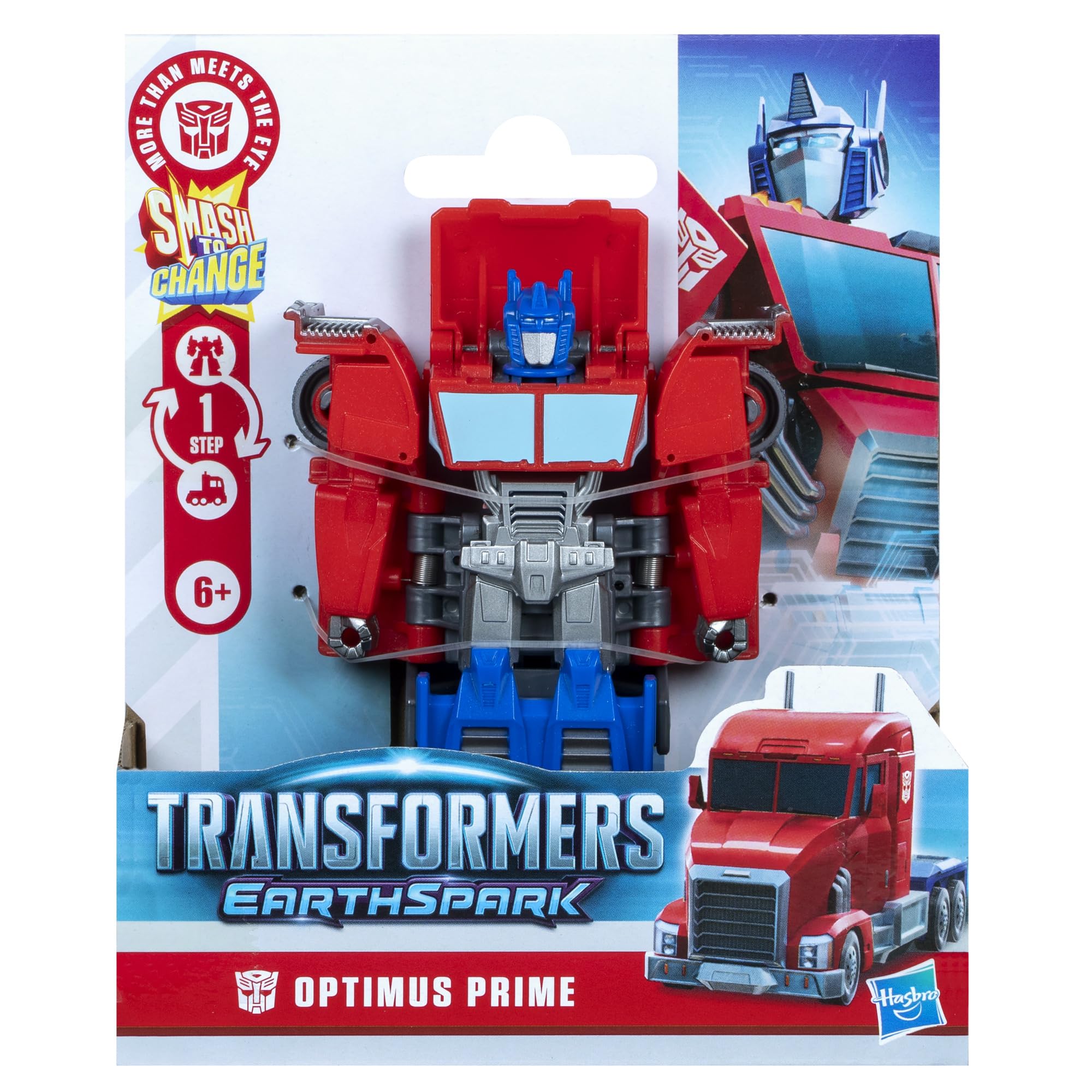 Transformers EarthSpark Optimus Prime action figure 10 cm Smash