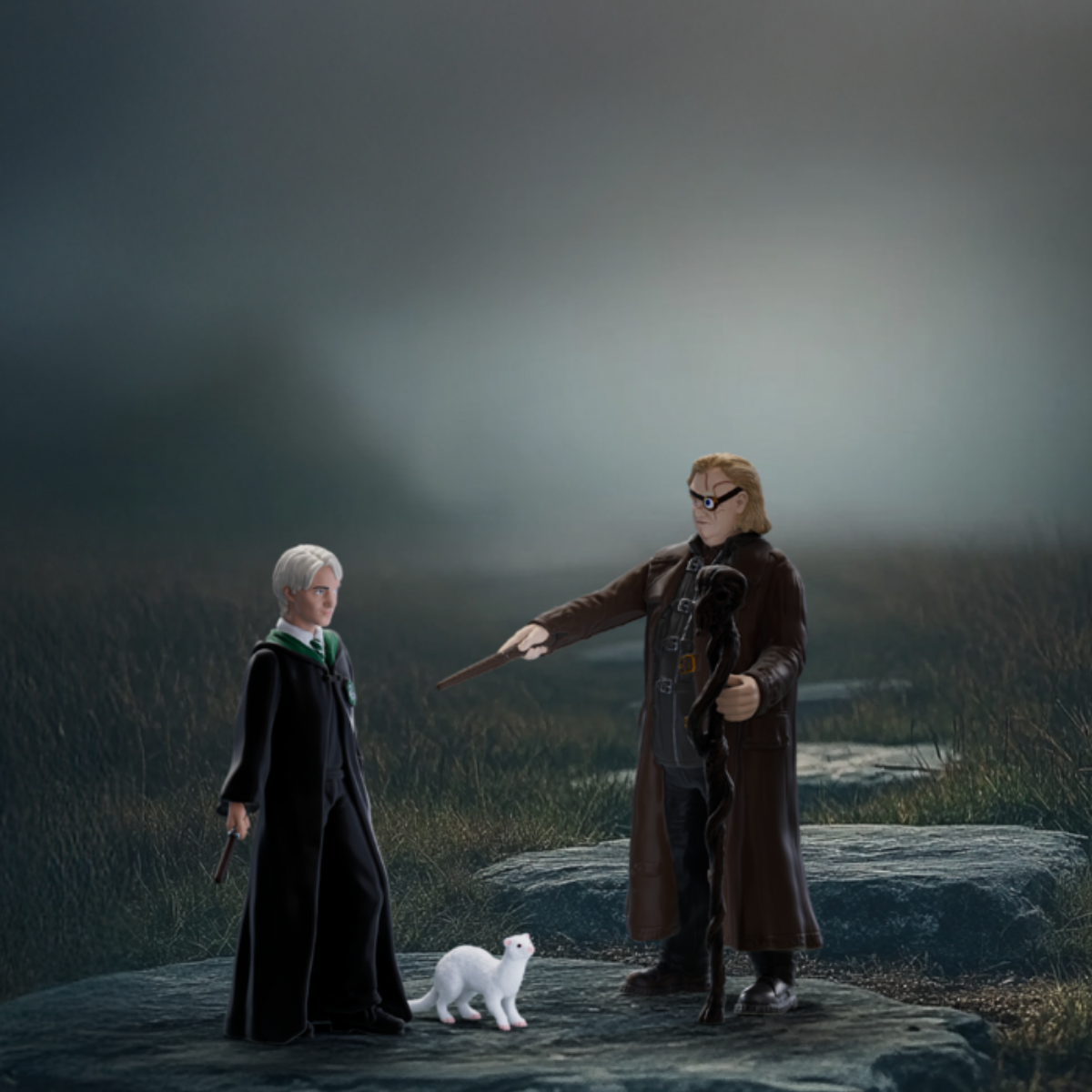 Schleich Harry Potter Moody Draco action figure furetto 14907