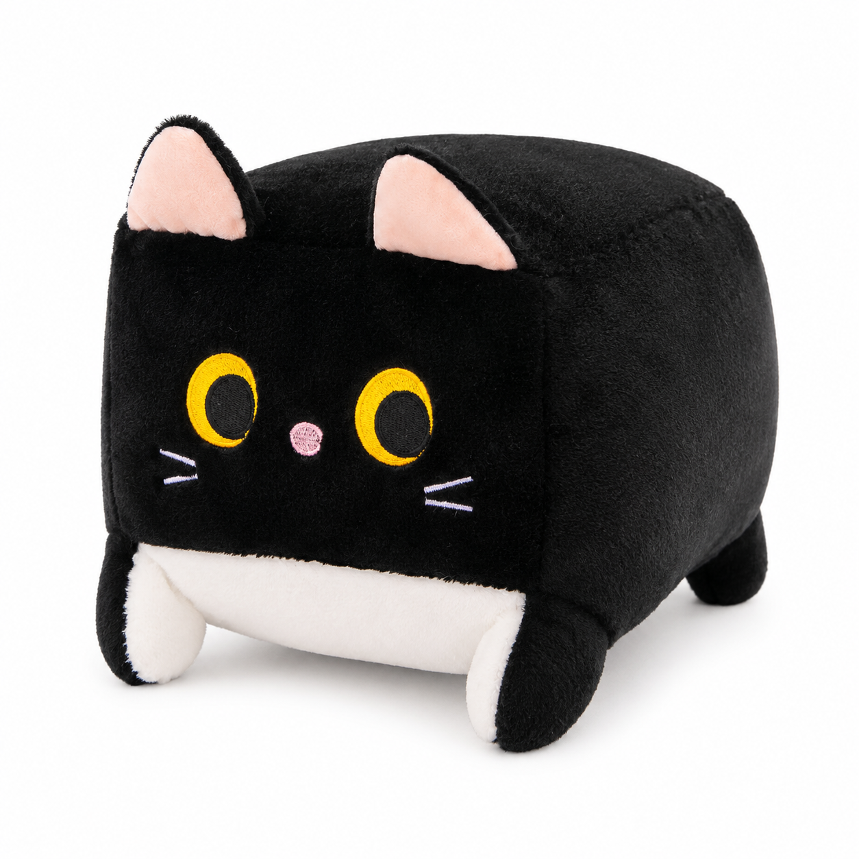 ToyalFriends Cats Gatto Cubo 20cm Peluche Nero Cuscino