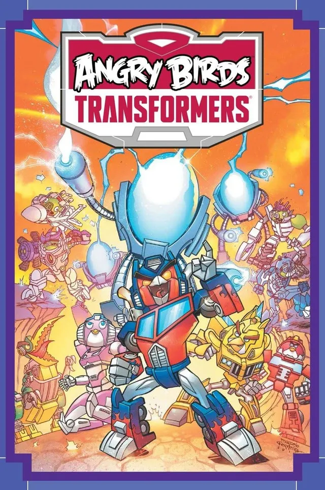 Transformers Angry Birds Age of Eggstinction fumetto graphic novel