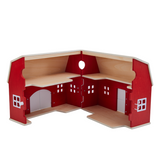 Schleich Farm World Retro Farm fattoria rossa playset stalla