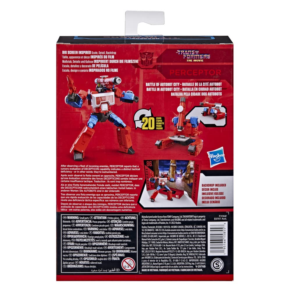 Transformers Studio Series Perceptor 86-11 action figure 11 cm microscopio