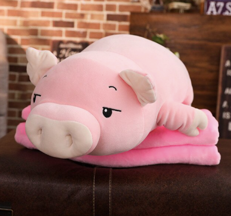 ToyalFriends More Animals maialino peluche rosa occhi aperti 40 cm