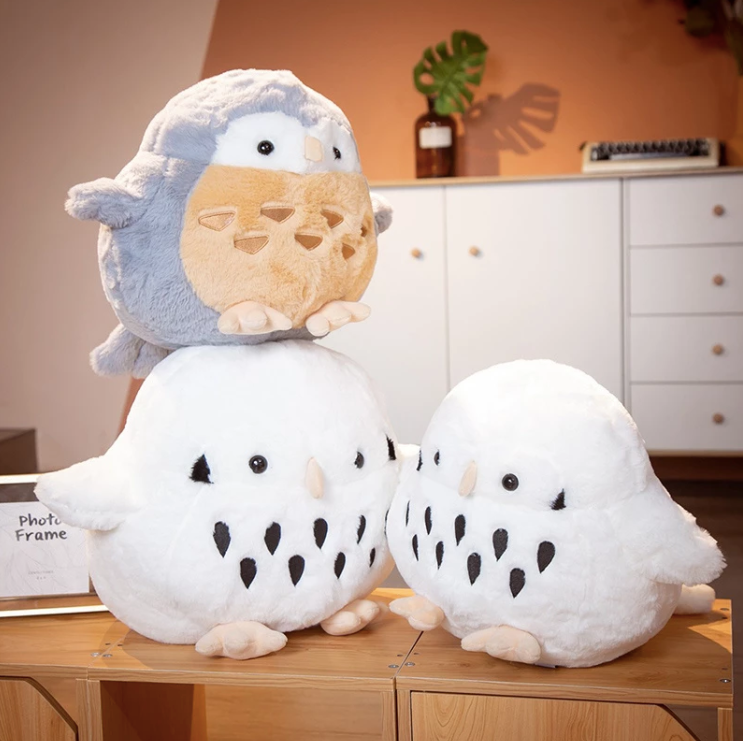 ToyalFriends More Animals gufo peluche 35-38cm grigio morbido