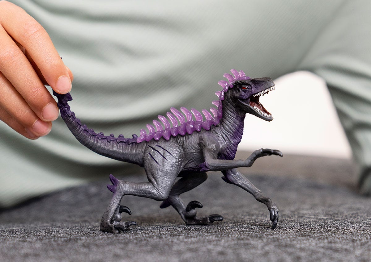 Schleich Eldrador Ombraptor action figure dinomostro con artigli