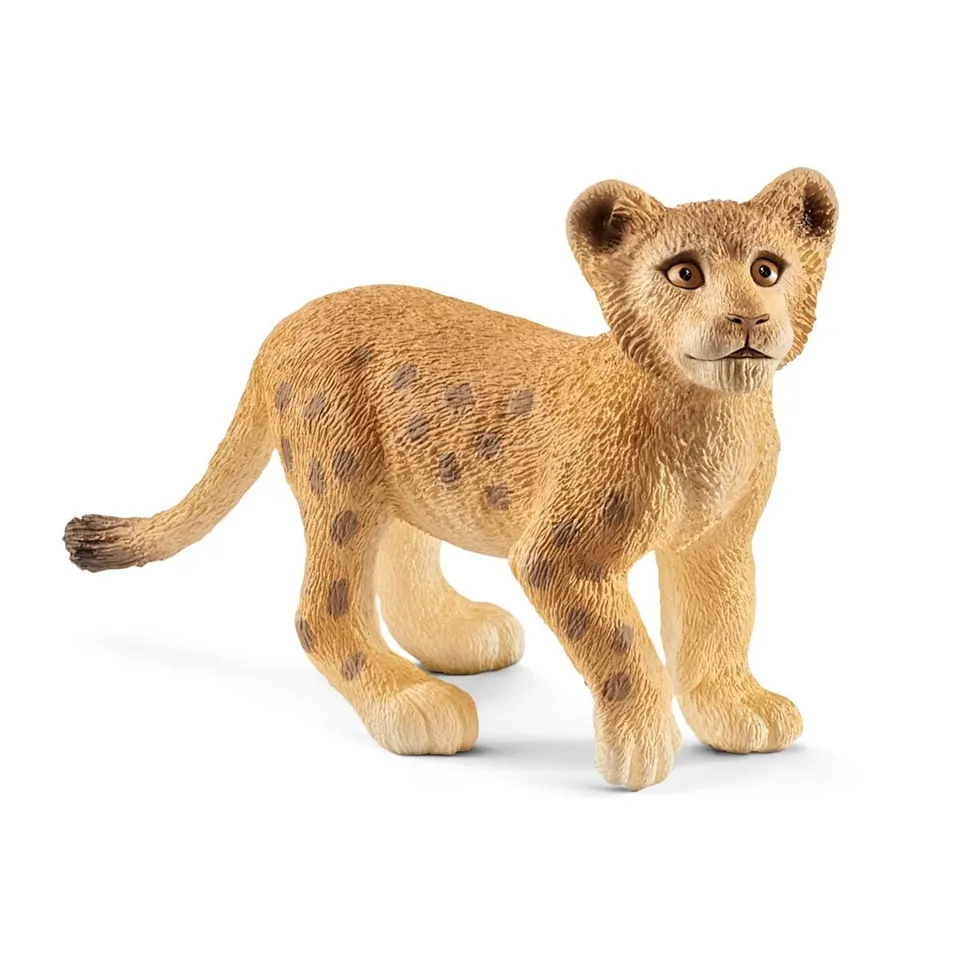 Schleich Wild Life 14813 cucciolo di leone figura savana