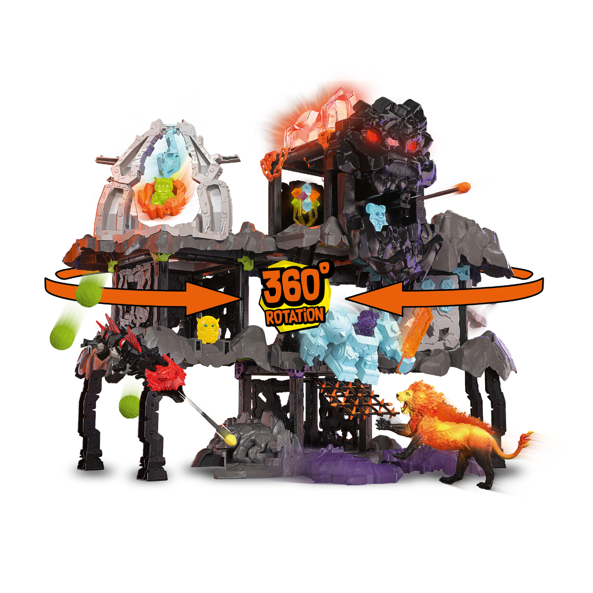 Schleich Eldrador MasterCave Smashrador 42757 playset fortezza drago