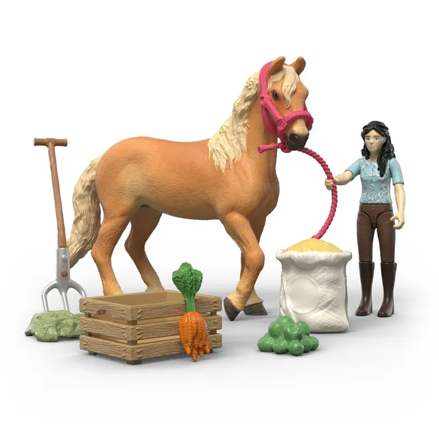 Schleich Horse Club Set di cura di Emily cavalla giocattolo 42797