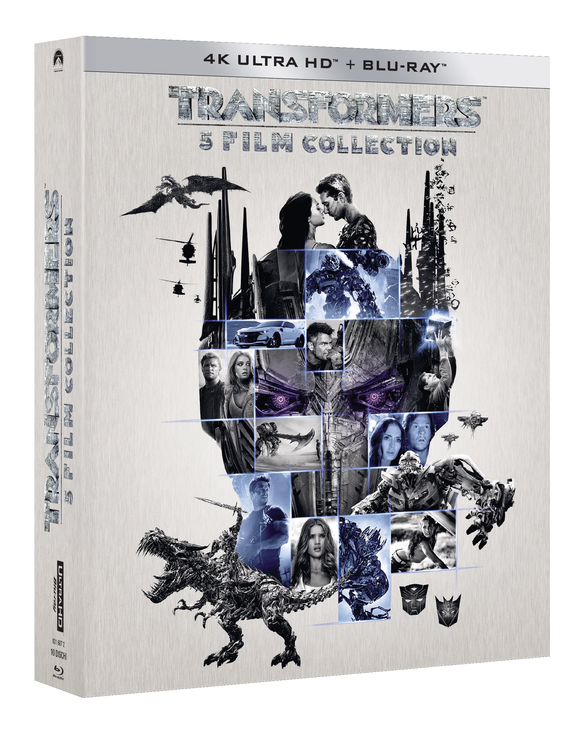 Transformers Collection box 4K + 5 Blu-Ray italiano