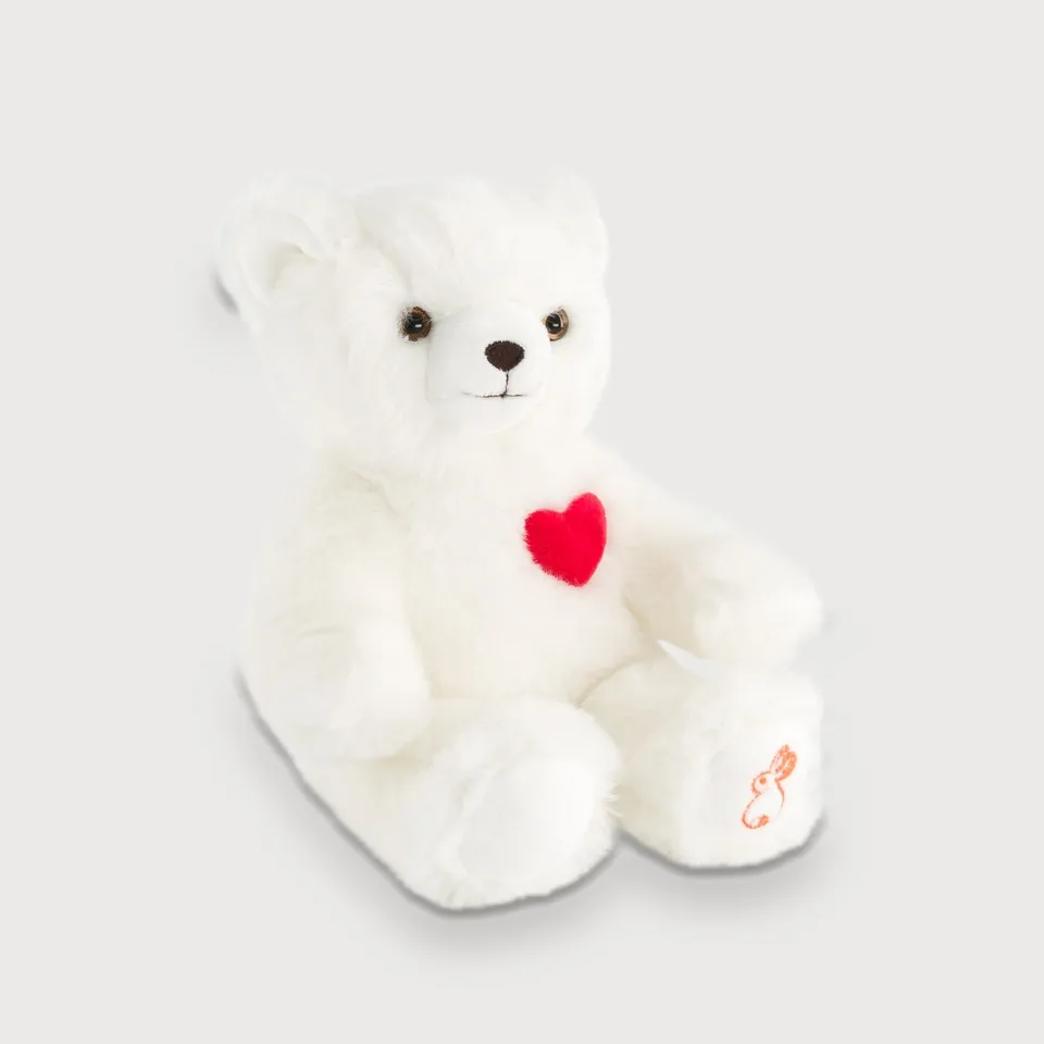 La Pelucherie Bears Orso Emile in Love peluche 25cm cuore rosso