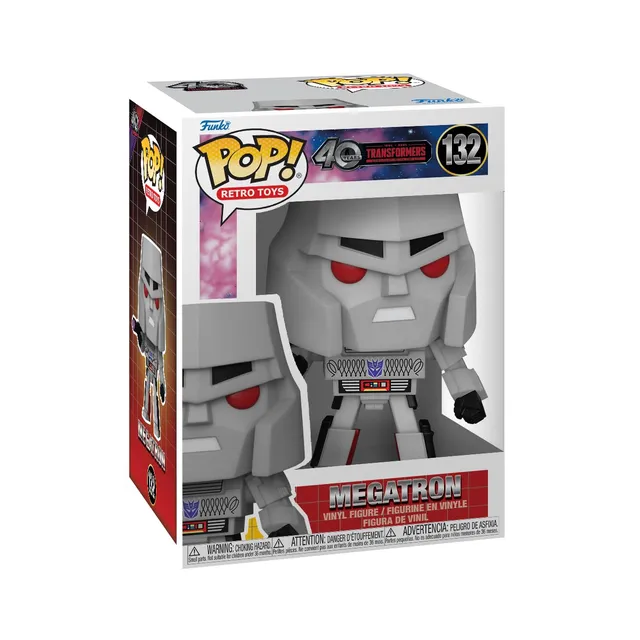 Funko Pop! Transformers G1 Megatron Figura Vinile 9,5 cm