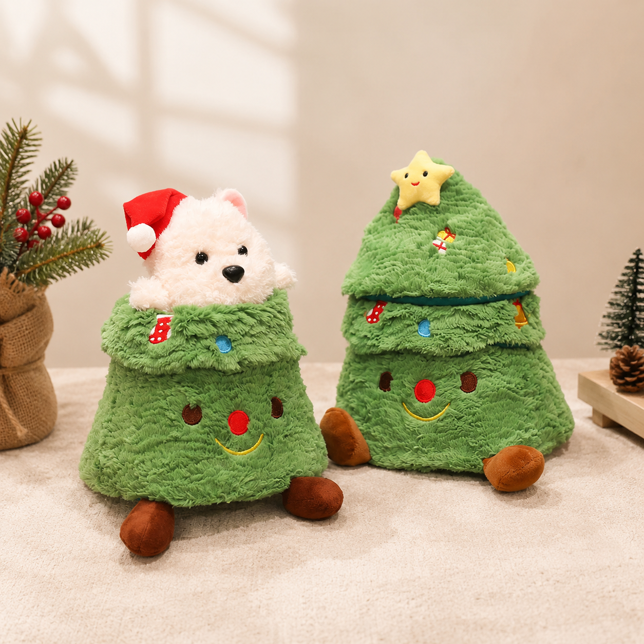 ToyalFriends Dogs Albero Natale Cagnolino peluche 30cm