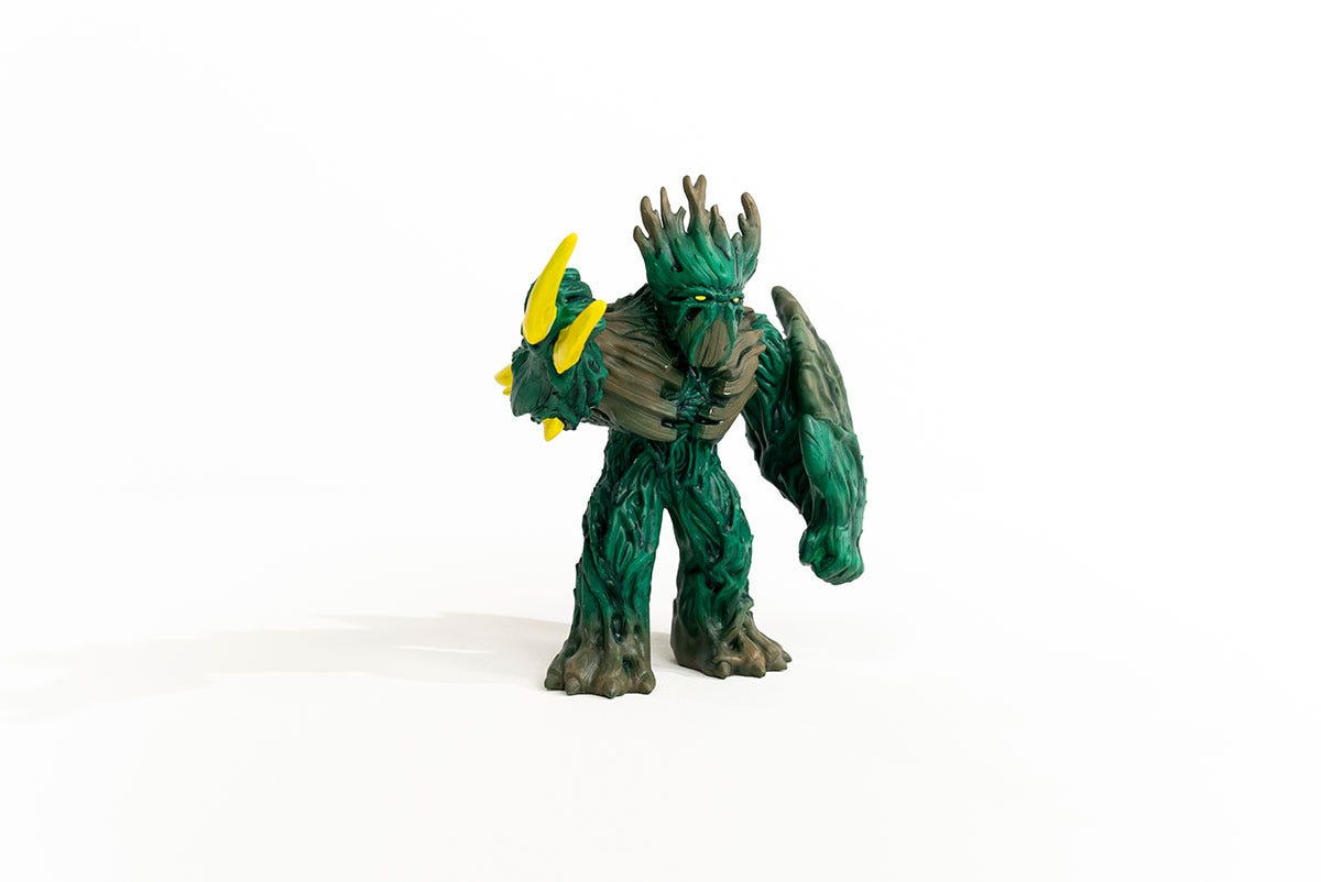 Schleich Eldrador Signore Giungla 70151 action figure scudo