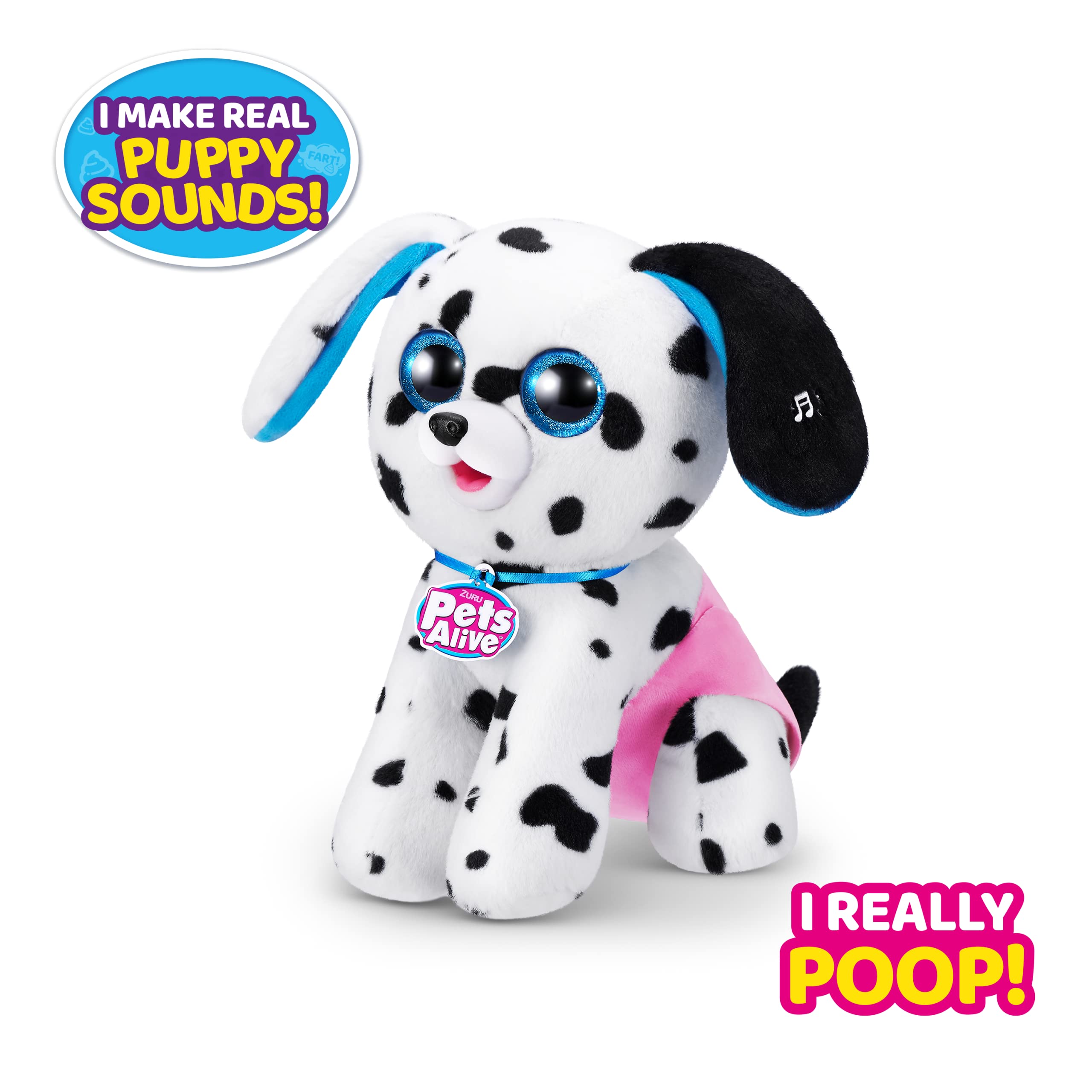 Pets Alive Pooping Puppies peluche cucciolo Dalmata interattivo