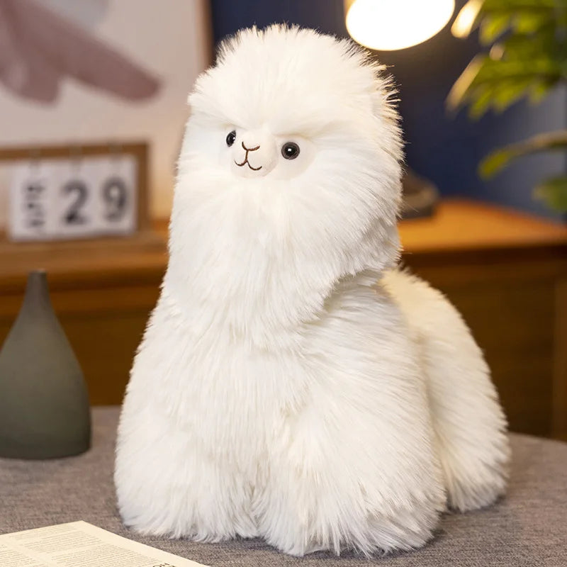 ToyalFriends Alpaca Lama peluche 40cm marrone morbido