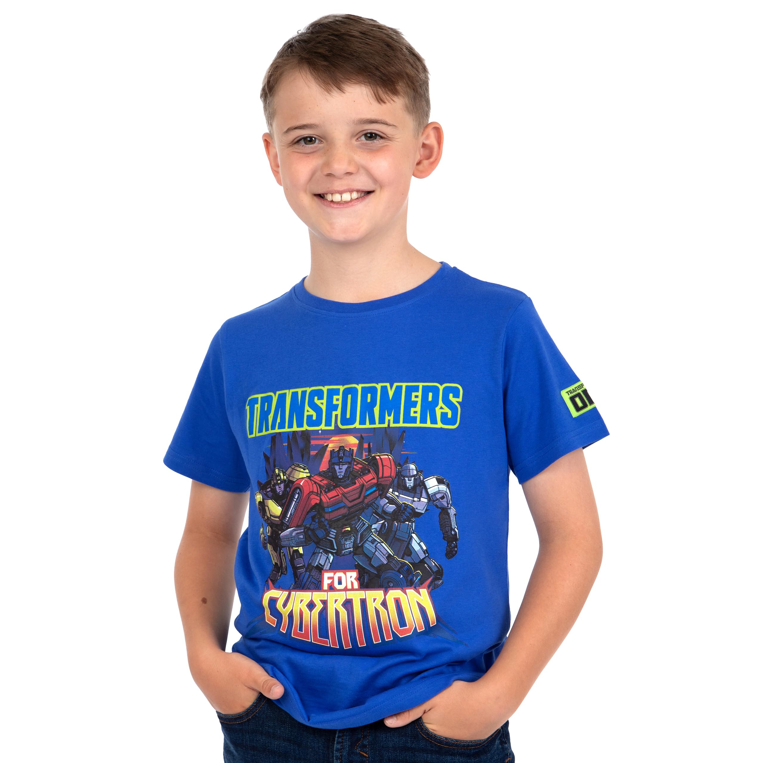 Transformers maglietta bambino blu 18-24 mesi