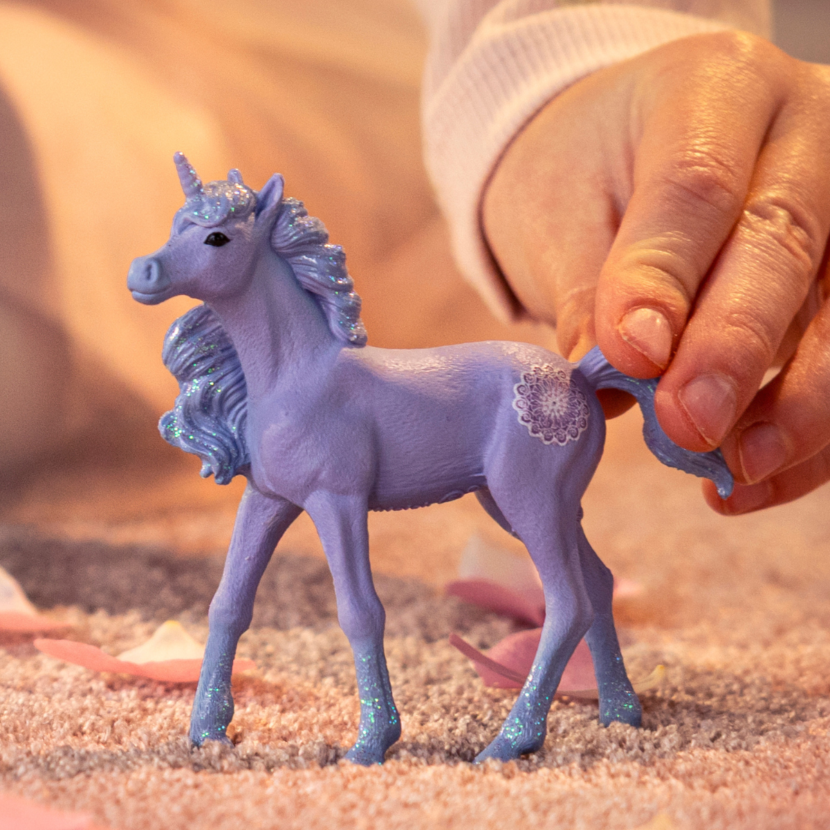 Schleich Bayala Puledro Unicorno Iris statuetta lilla 70861