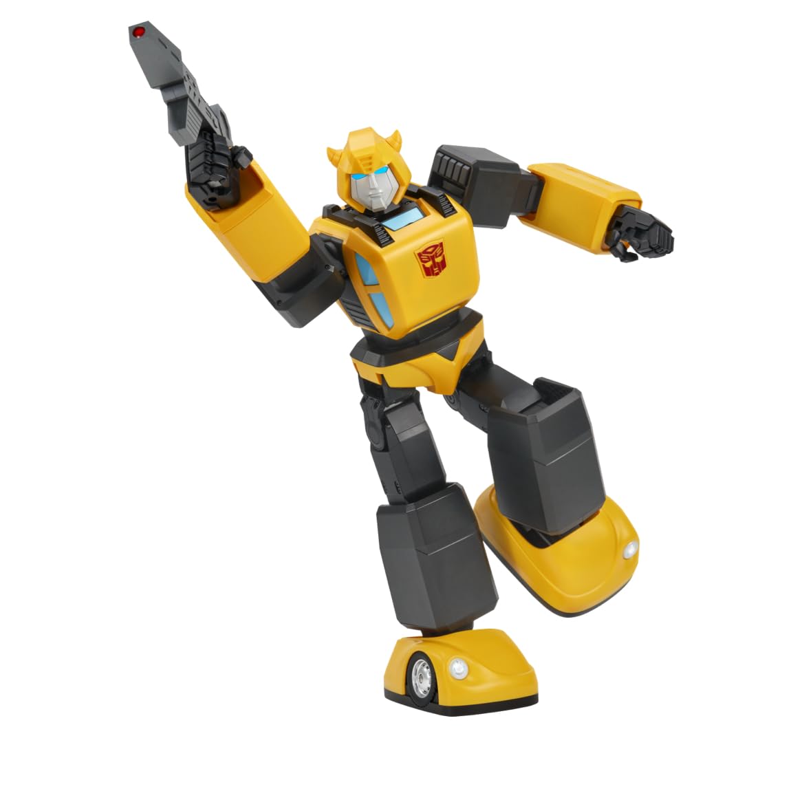 Transformers G1 Bumblebee robot interattivo giallo con luci LED