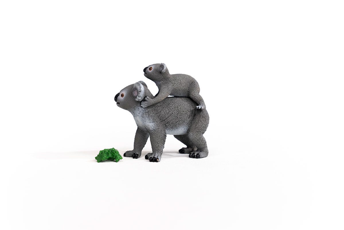 Schleich Wild Life Mamma Koala con Cucciolo 42566 Figure