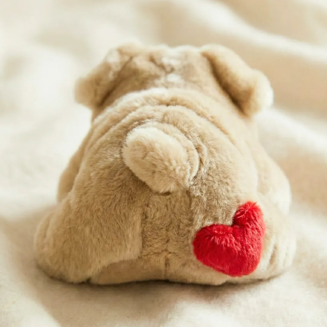 La Pelucherie Dogs Hector Mini Rocker peluche cane con cuore