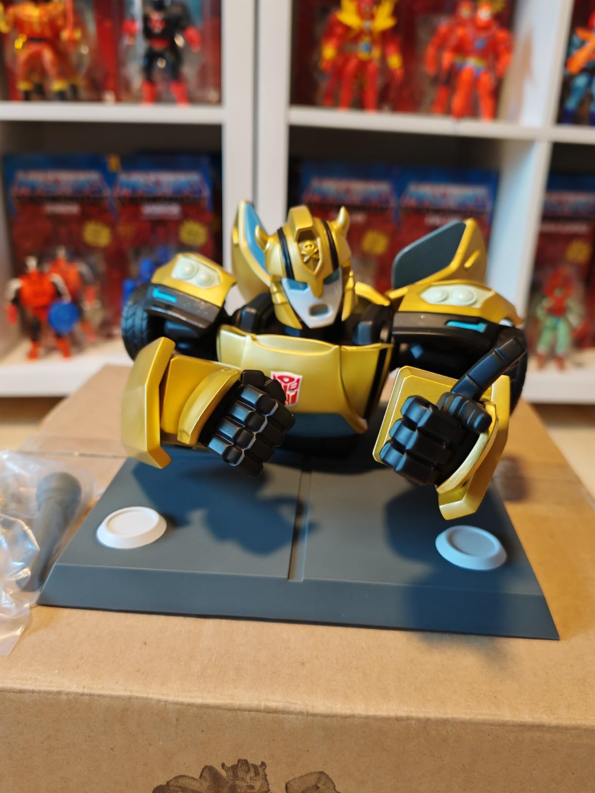 Transformers Bumblebee Emcee statua vinile 20 cm Quiccs oro