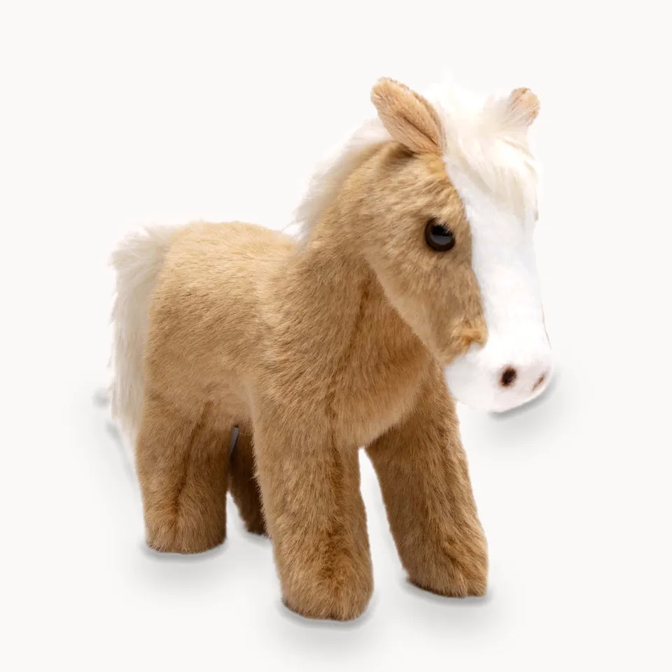 La Pelucherie Farm Cavallo Henri peluche morbido 25cm marrone