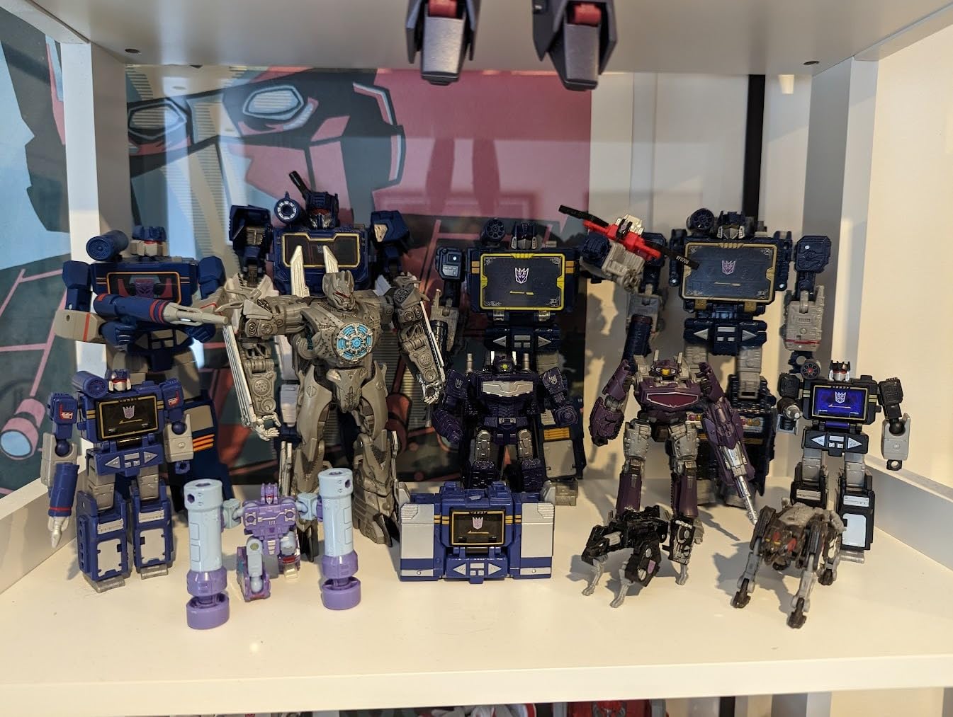 Transformers Studio Series Core Rumble Blu action figure 8,5 cm