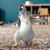 Schleich Scuola Animali Magici Pinguino Juri con collana