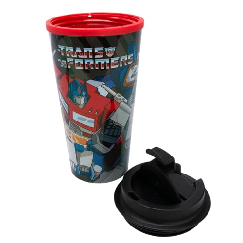 Transformers Tazza termica isolata 450 ml con coperchio