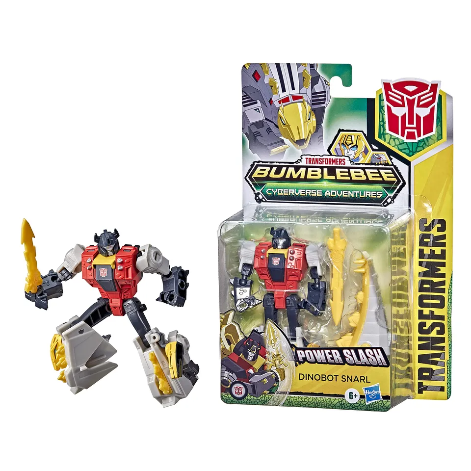 Transformers Cyberverse Warrior S4 Snarl action figure snodabile