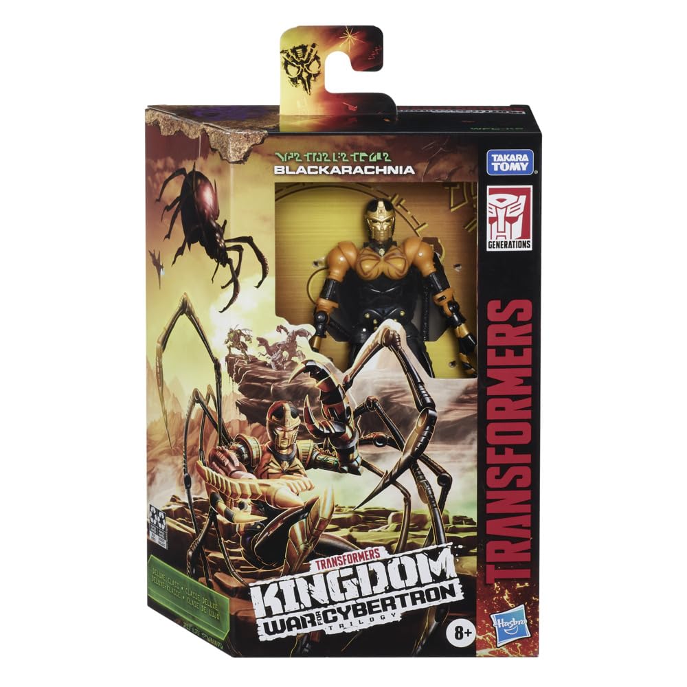 Transformers Kingdom WFC-K5 Blackarachnia action figure 14 cm ragno